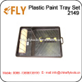 peinture rouleau brosse en plastique Kit Tray